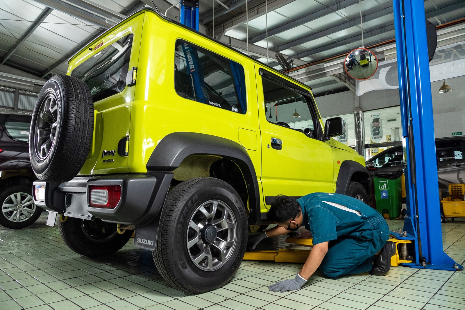 PEMERIKSAAN: Suzuki memastikan pemeriksaan lebih lanjut serta penggantian komponen pompa bahan bakar yang bermasalah hanya akan memakan waktu 2 jam.