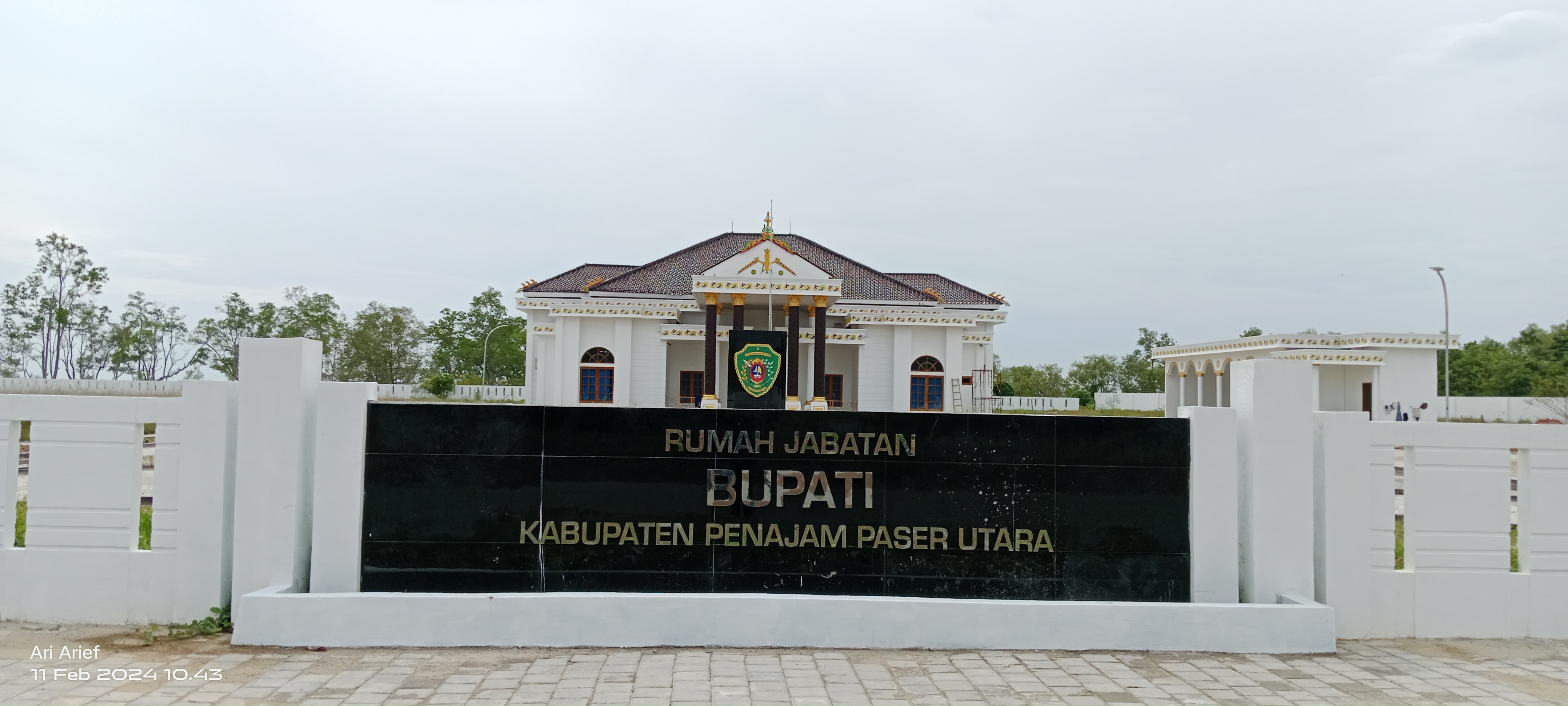 KAWASAN: Rumah Jabatan Bupati PPU di Jalan Coastal Road.