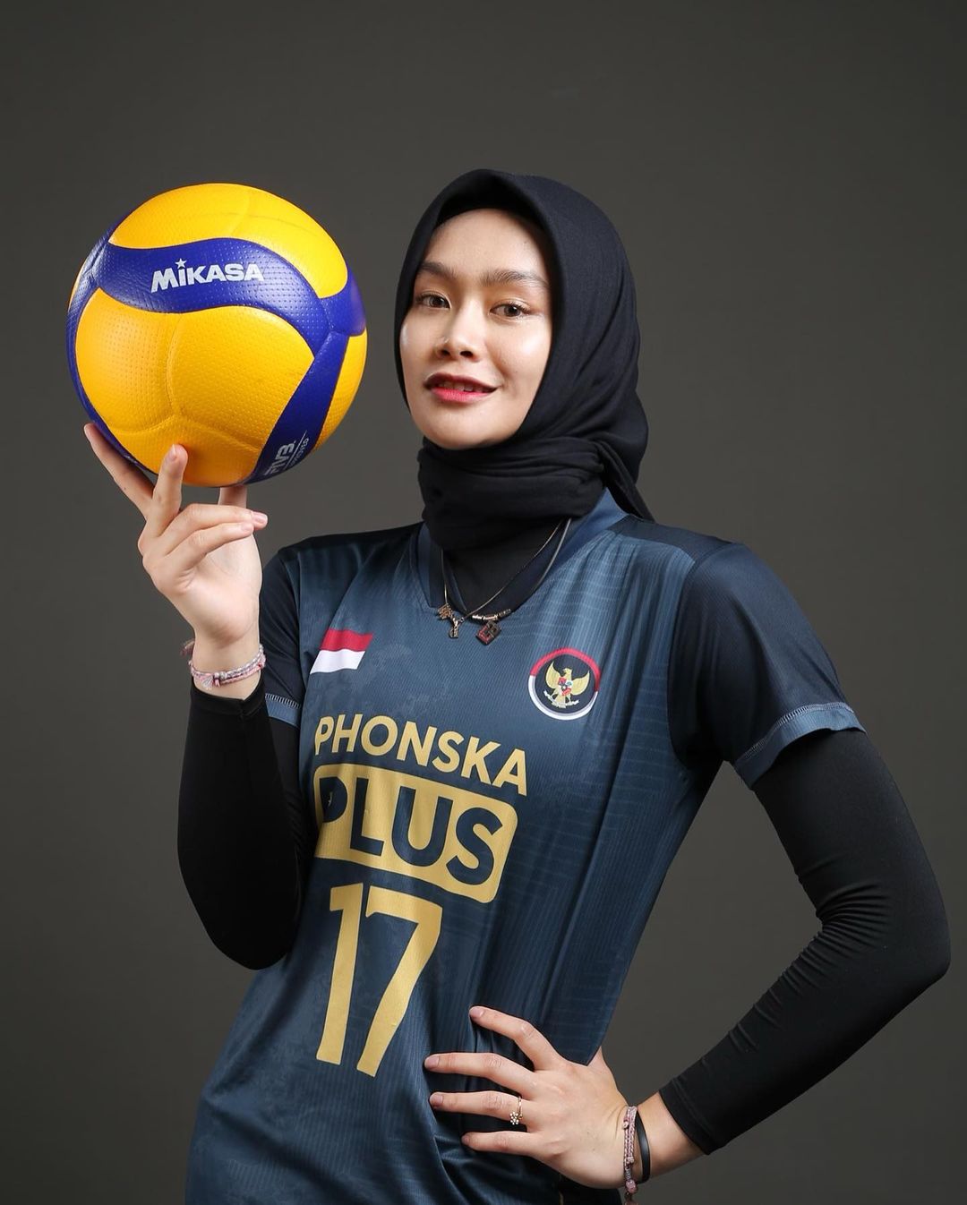 JADI ANDALAN: Wilda Siti Nurfadhilah diperlukan timnas voli di ajang AVC Challenge Cup for Women 2024. (Foto: Instagram/Wilda)