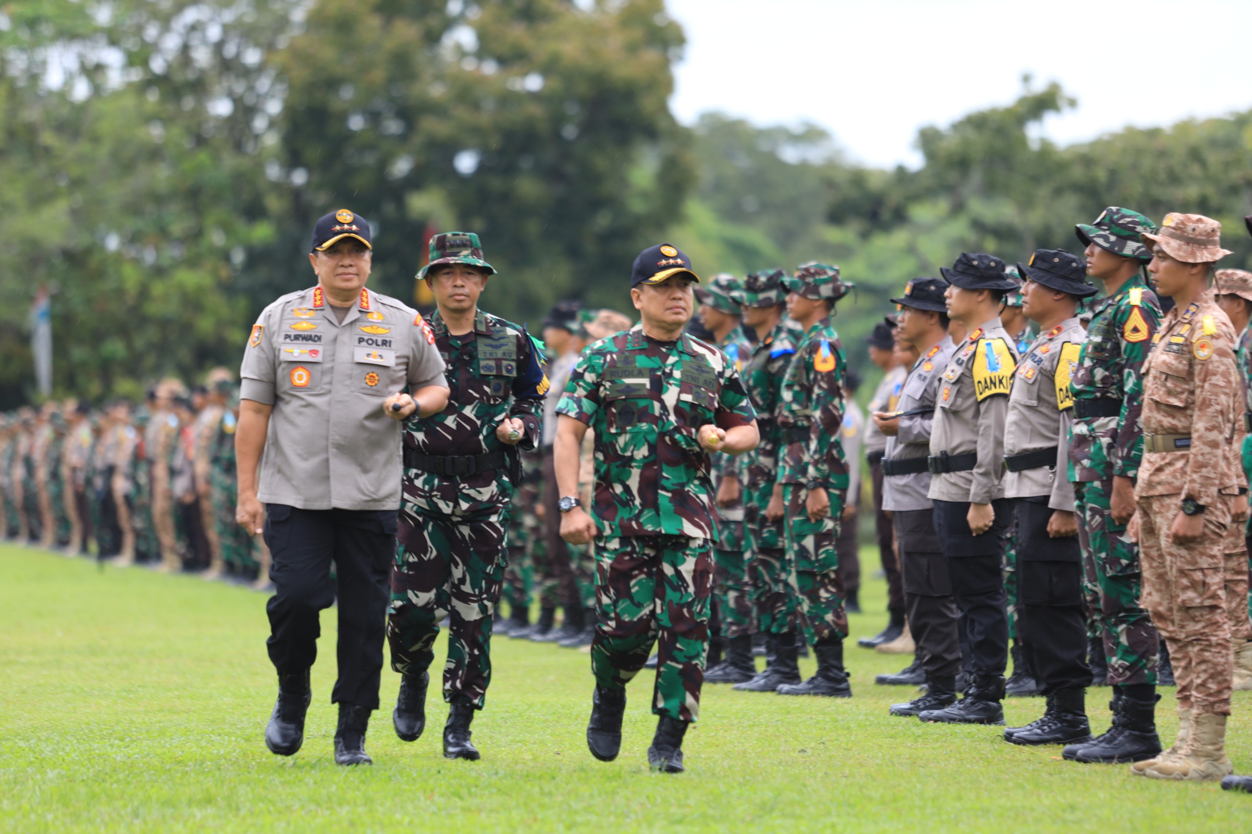 LATSITARDA NUSANTARA: Pembukaan Latsitarda Nusantara XLIV 2024 di Lapangan Merdeka Balikpapan, kemarin.  &nbsp;