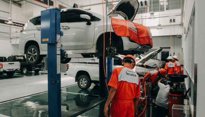 LAYANAN LENGKAP: Diler Mandau Berlian Sejati Berau dan Diler Mahakam Berlian Samjaya Bontang hadir dengan fasilitas lengkap 3S (Sales, Service, dan Spare parts)