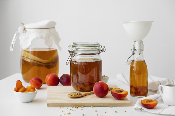 Ilustrasi minuman kesehatan kombucha. (freepik.com)