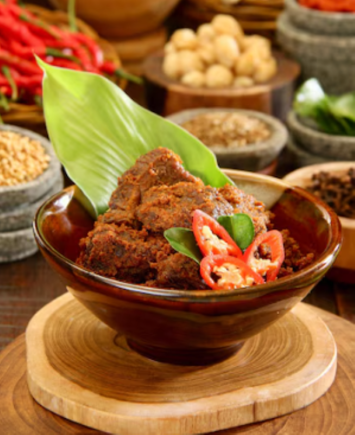Ilustrasi. Sajian rendang. (freepik.com)