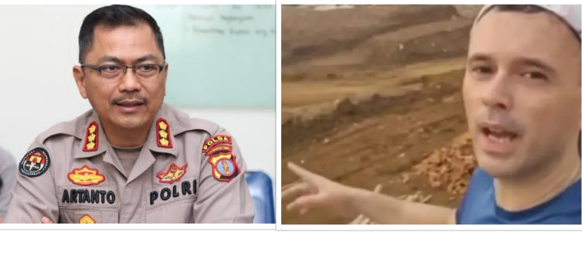 Kombes Pol Artanto menyampaikan Polda Kaltim telah memberikan teguran keras terhadap Om Bule.