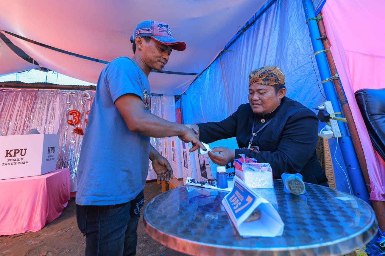 Pelaksanaan Pemilu Legislatif pada 14 Februari 2024. (Foto: Fuad/KP)