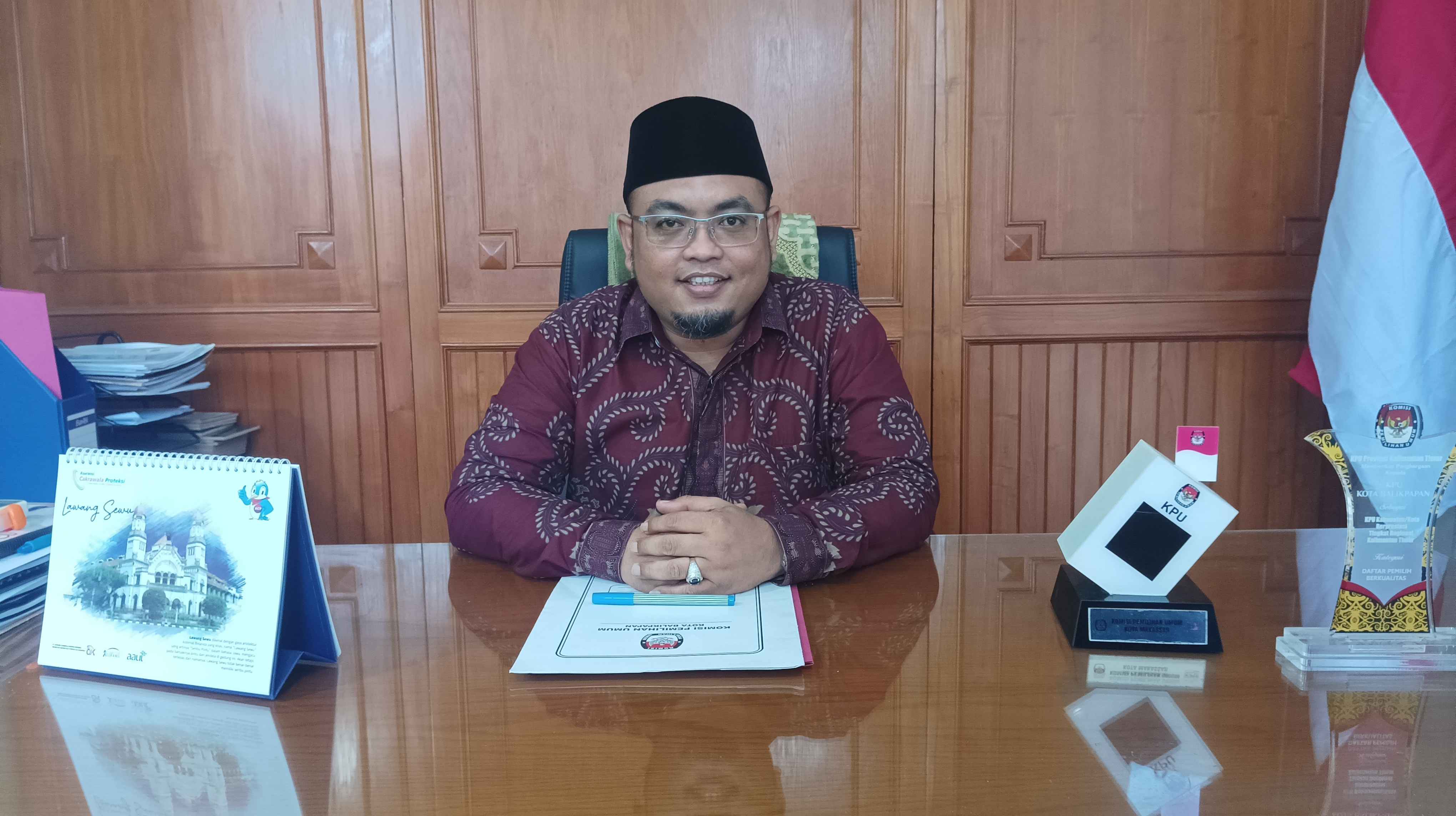 Ketua KPU Balikpapan, Prakoso Yudho Lelono (SYAHRUL/KP)