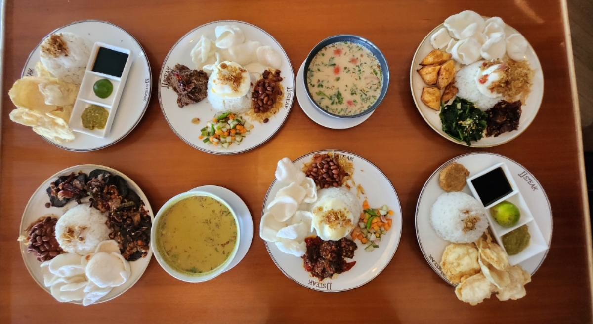 NUSANTARA : Varian menu khas Indonesia disajikan oleh JJ Steak dengan bahan baku berkualitas. (FOTO: IST)