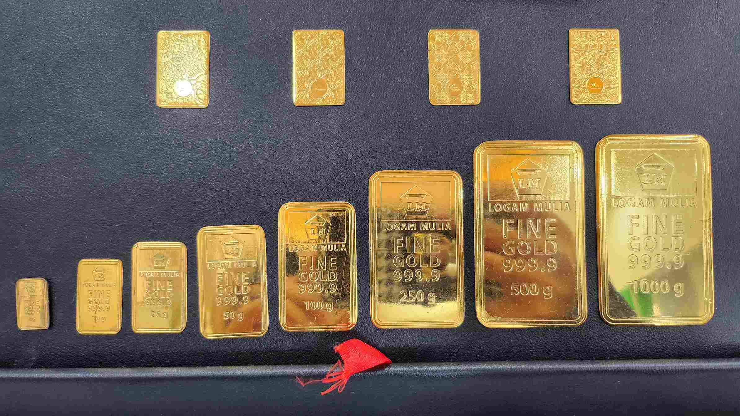 FAVORIT: Pilihan emas logam mulia yang menjadi aset investasi. (Foto:Ulil/KP)