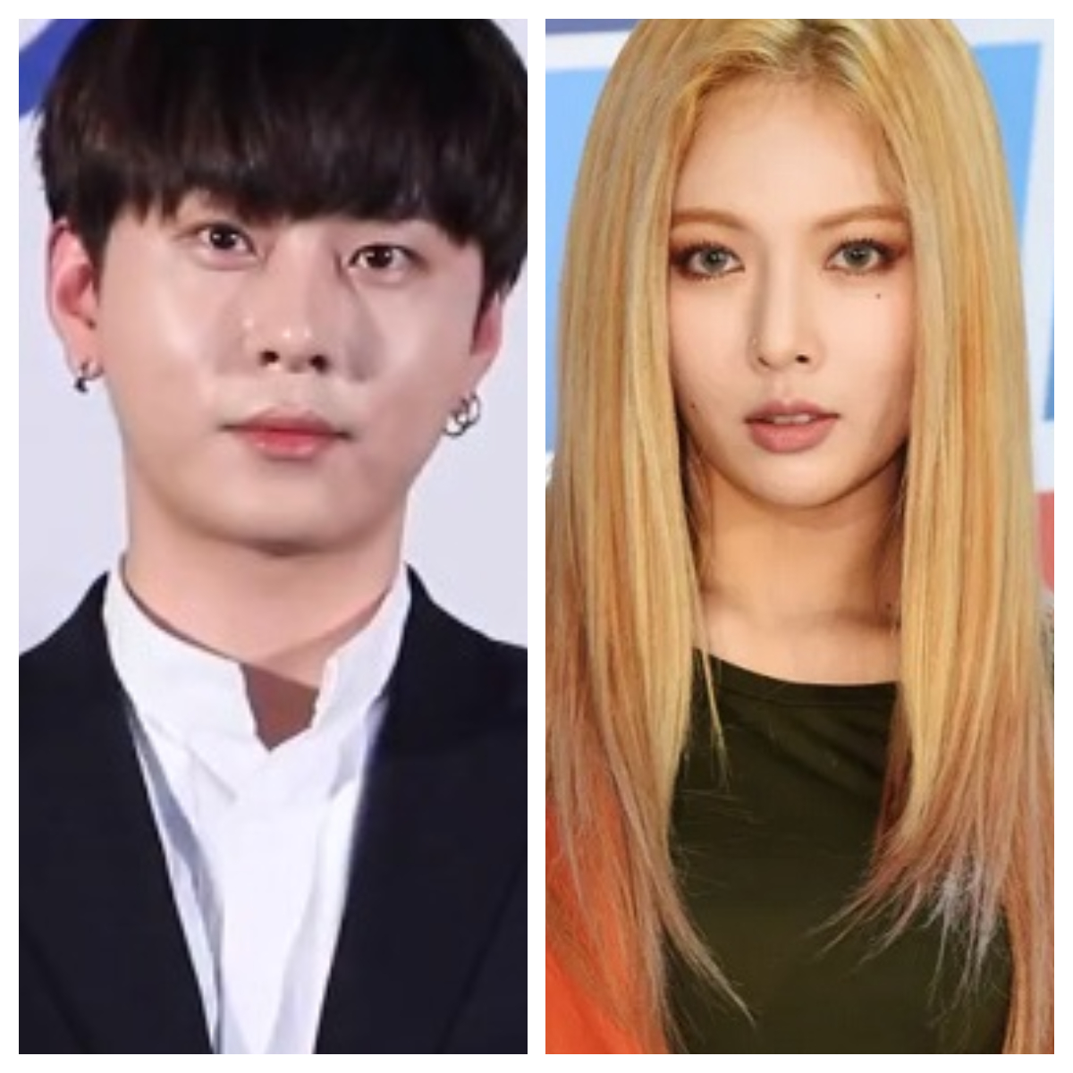 Kolase foto HyunA dan Yong Jun-hyung yang  merencanakan pernikahan tahun ini.