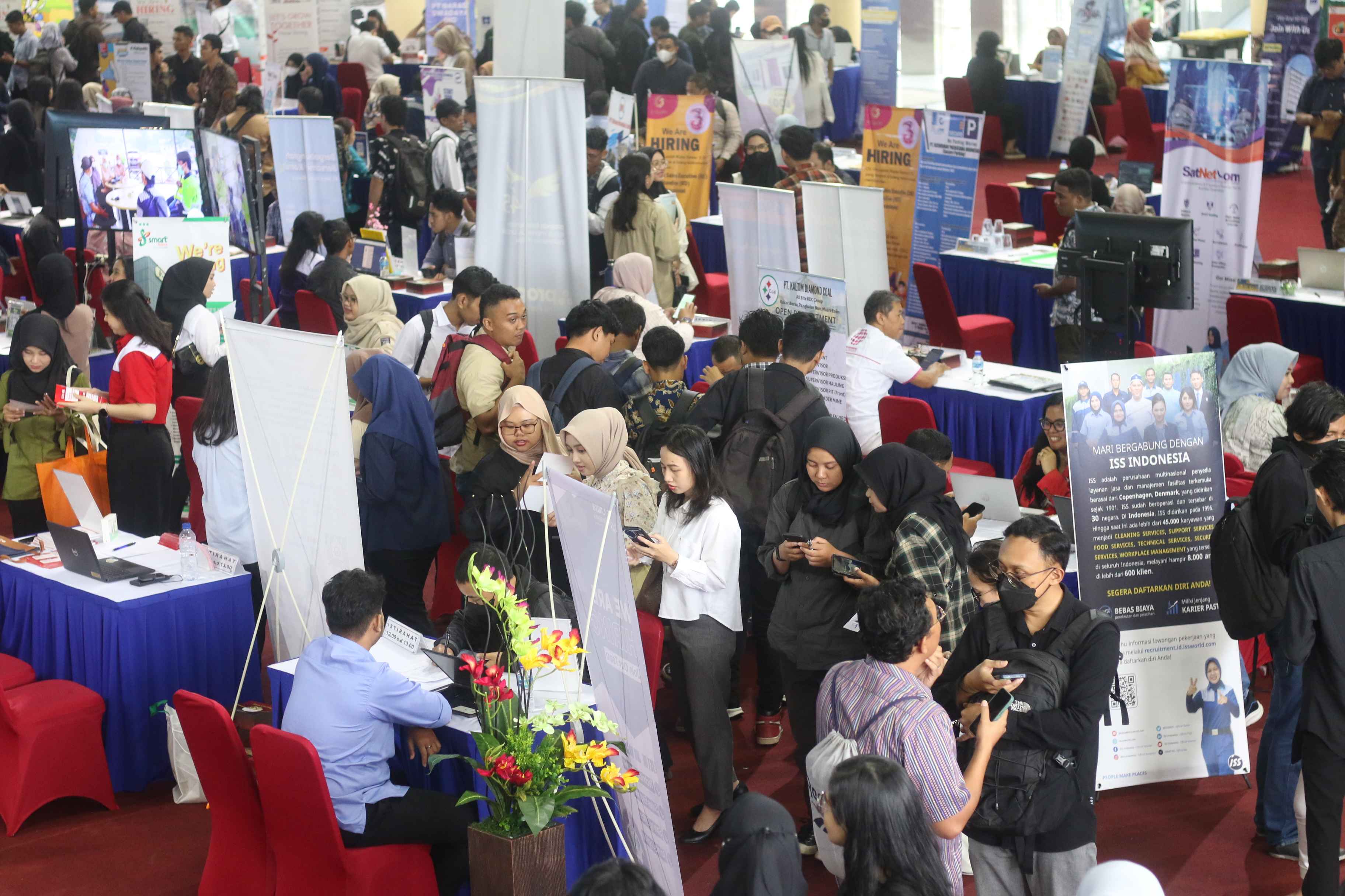 BANYAK PELUANG : Sebanyak 1.781 lowongan kerja tersedia di Job Market Fair 2024, agenda garapan Dinas Ketenagakerjaan (Disnaker) Balikpapan. (ANGGI/KP)