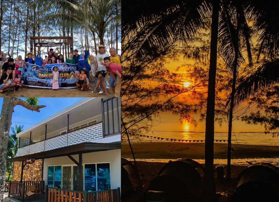 WISATA IKN: Coconut Beach Samboja salah satu destinasi camping dengan panorama pantai yang eksotis.
