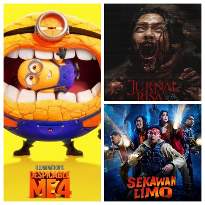 Tangkapan layar 3 film baru yang tayang di bioskop Balikpapan hari ini.