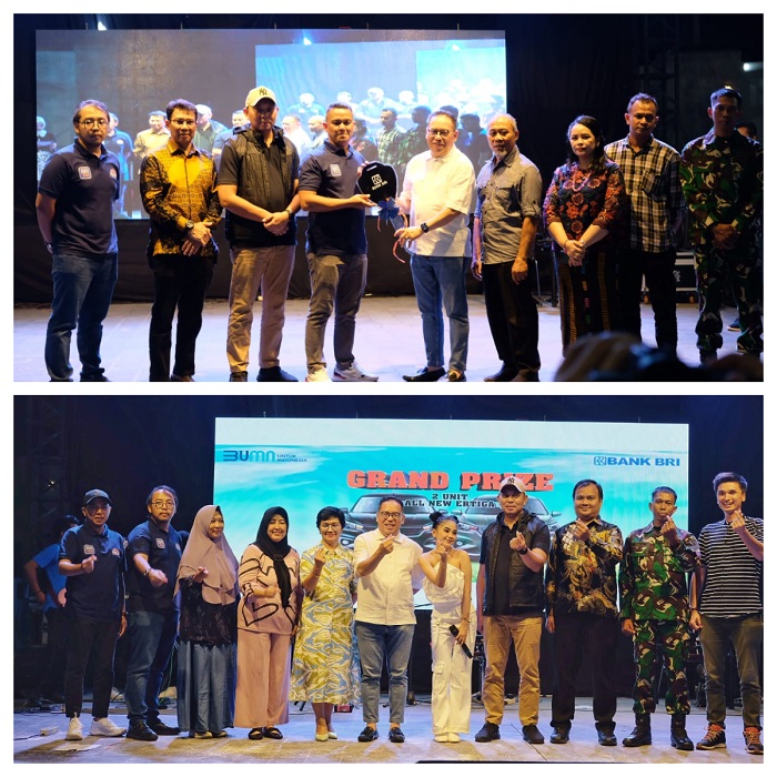 BUAT RAKYAT: Pentas Senin dan Gebyar UMKM di Penajam Paser Utara (PPU) digelar BRI Cabang Tanah Grogot bersama DPMPTSP. PPU dihadiri ribuan masyarakat Kabupaten PPU, Sabtu (13/7).