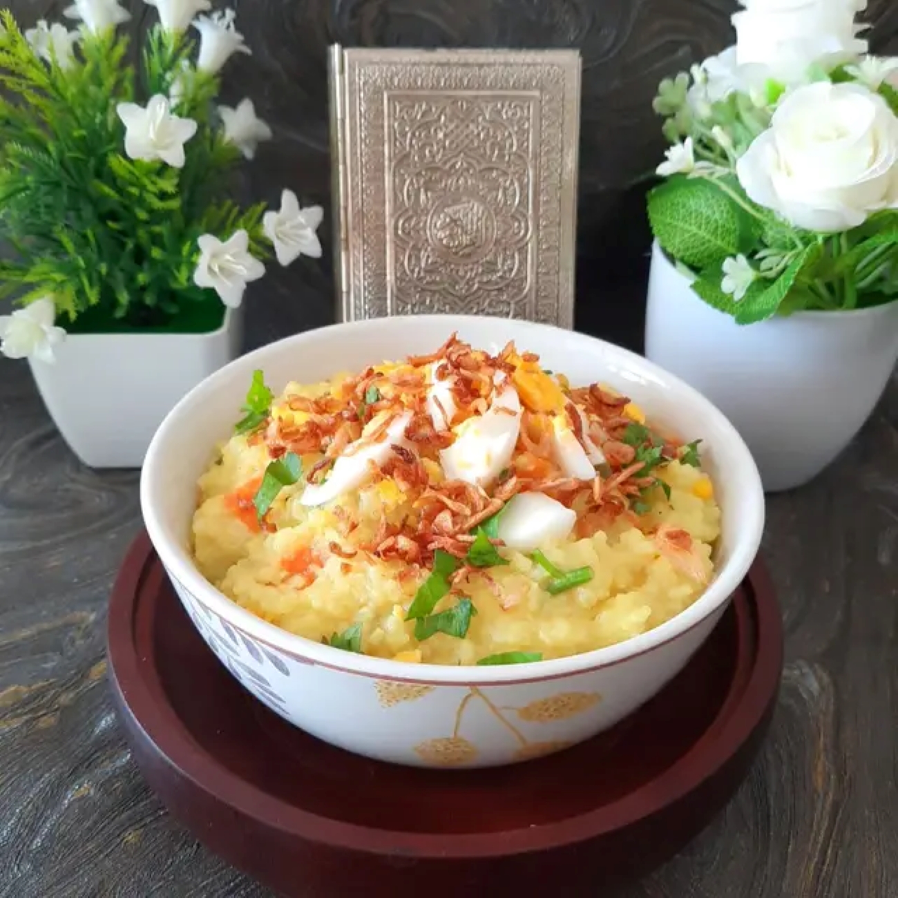 SIAP DIHIDANGKAN: Bubur asyura khas Banjar yang dimasak hanya pada perayaan 10 Muharram.