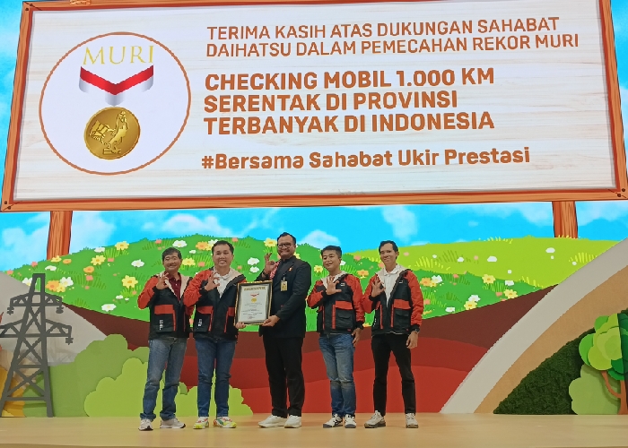 Daihatsu Cetak Rekor MURI Lewat Aktivitas Perawatan Berkala
