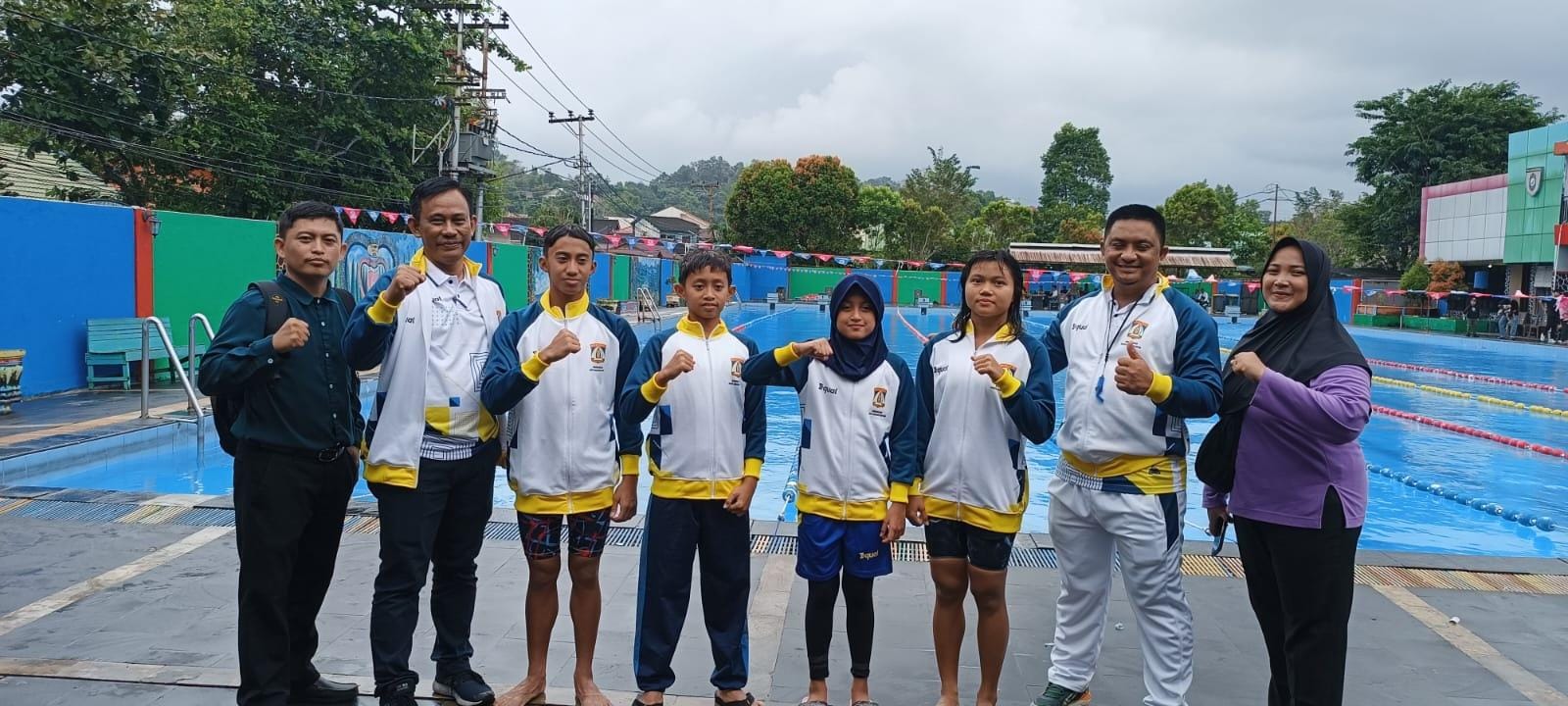 MODAL KE LEVEL NASIONAL: Skuad renang Balikpapan menunjukkan kekuatannya di O2SN Tingkat Kaltim, usai memboyong gelar juara umum dengan enam emas.