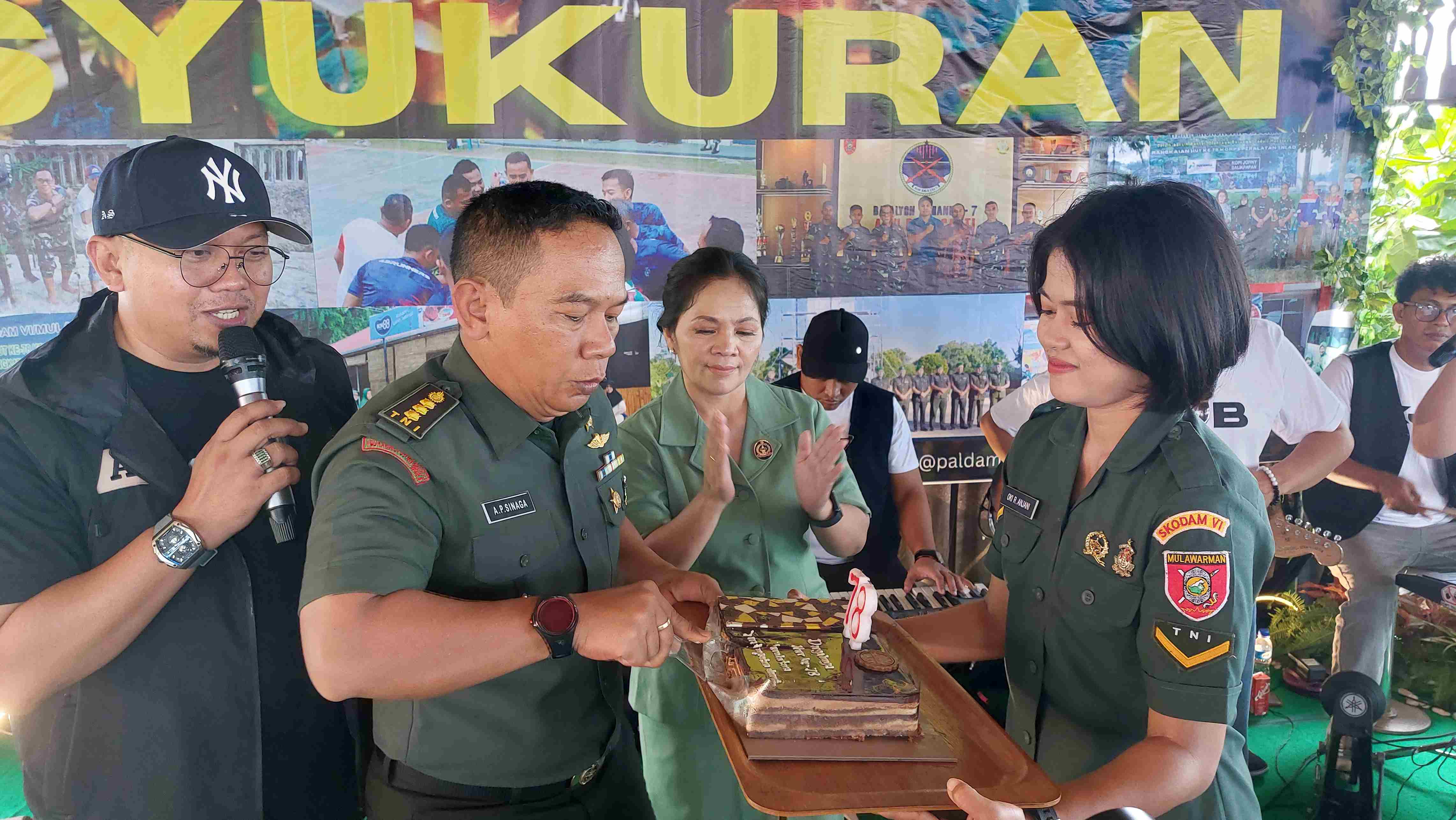 SINERGI : Merayakan HUT Korps Peralatan Angkatan Darat (Palad) ke-78, Kapaldam VI/Mulawarman mengajak seluruh prajurit dan unsur masyarakat menjaga sinergitas demi negara.