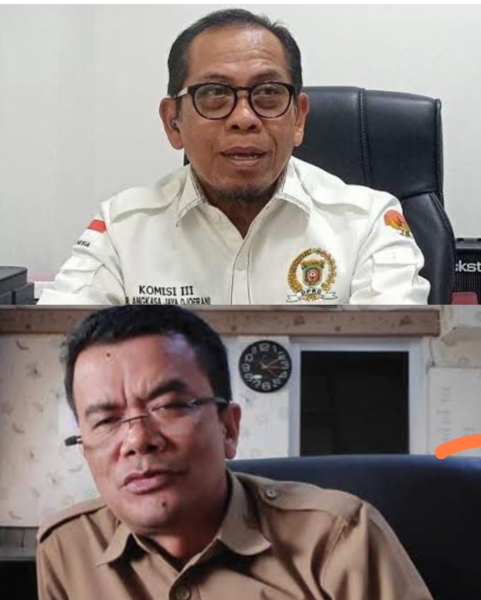Angkasa Jaya Djoerani (atas), Hermanus Barus (FOTO: DOK/KP)
