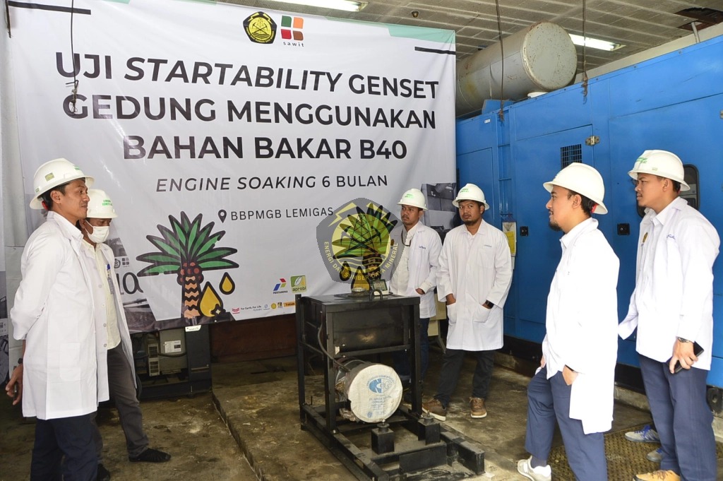 GILIRAN BALIKPAPAN : Kementerian ESDM melalui Balai Besar Pengujian Minyak dan Gas Bumi (BBPMGB) LEMIGAS telah melakukan pengujian B40 pada mesin genset dan kendaraan berat industri di Jakarta. (Ist)