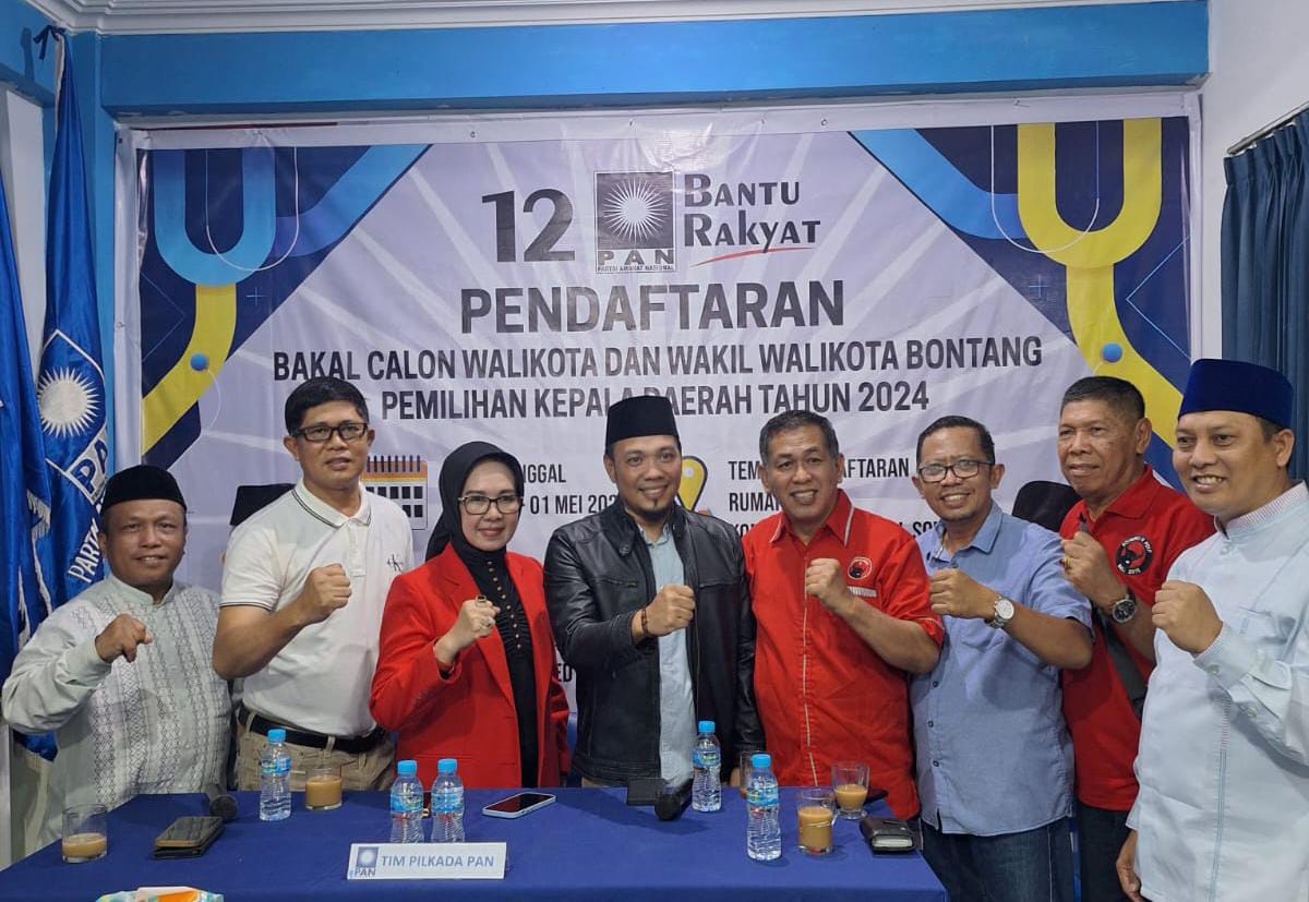 BERGABUNG: Tiga parpol yakni PDI Perjuangan, Gelora, dan PAN sepakat mengusung Najirah-Aswar di Pilwali Bontang. (FOTO: ADIEL KUNDHARA/KP)