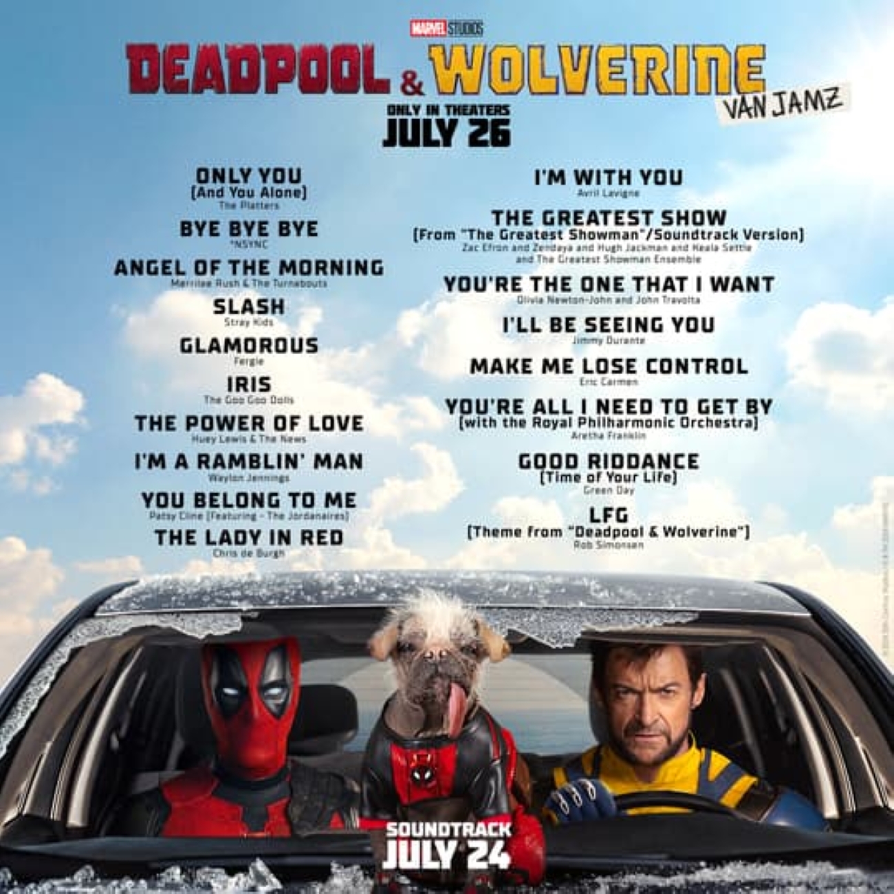 18 soundtrack Deadpool and Wolverine.