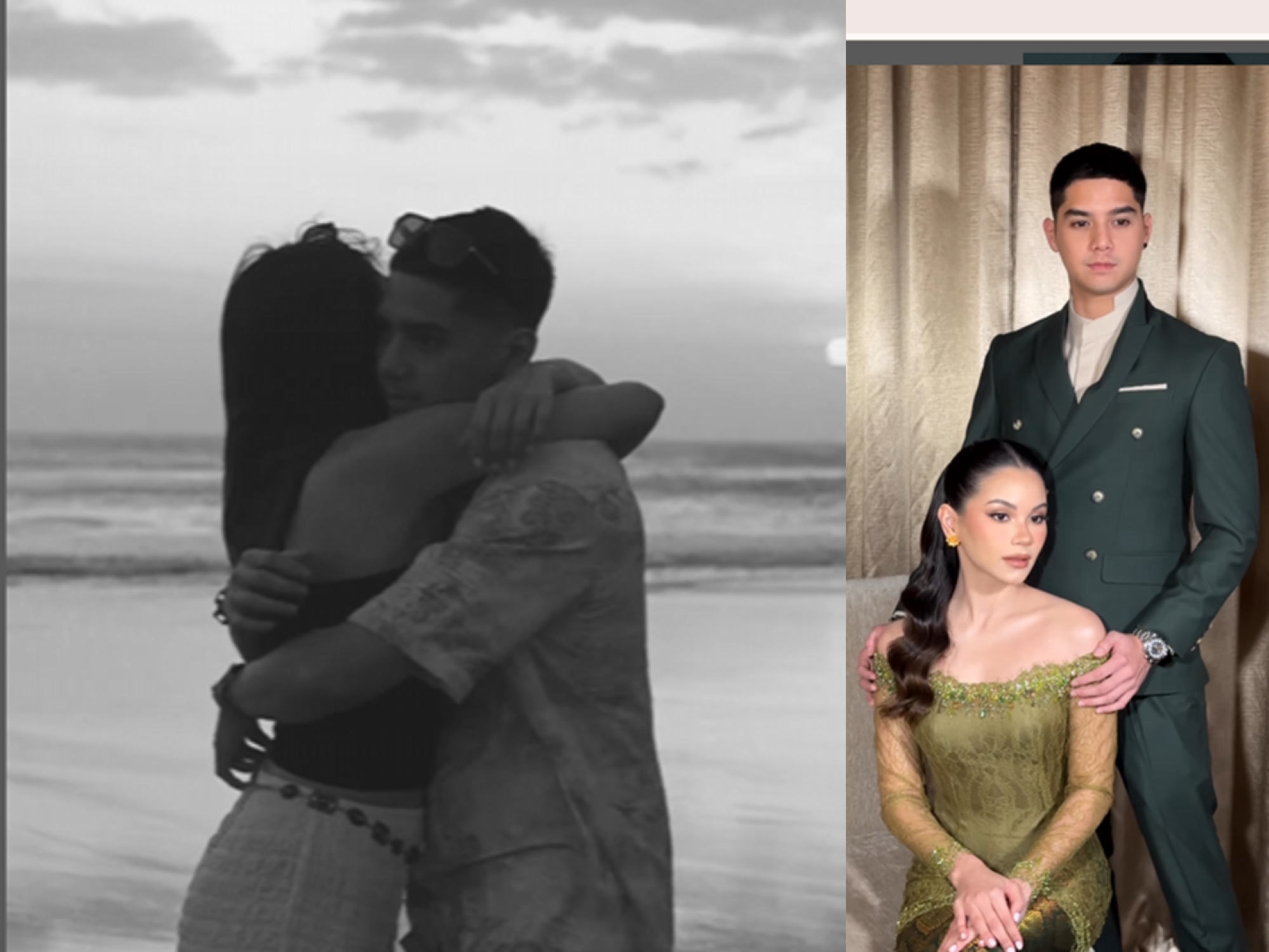 BALIKAN: Al Ghazali dan Alyssa Daguise kuat diduga balikan. Tampil serasi di pernikahan Thariq Halilintar dan Aaliyah Massaid, Jumat. 26 Juli 2024.