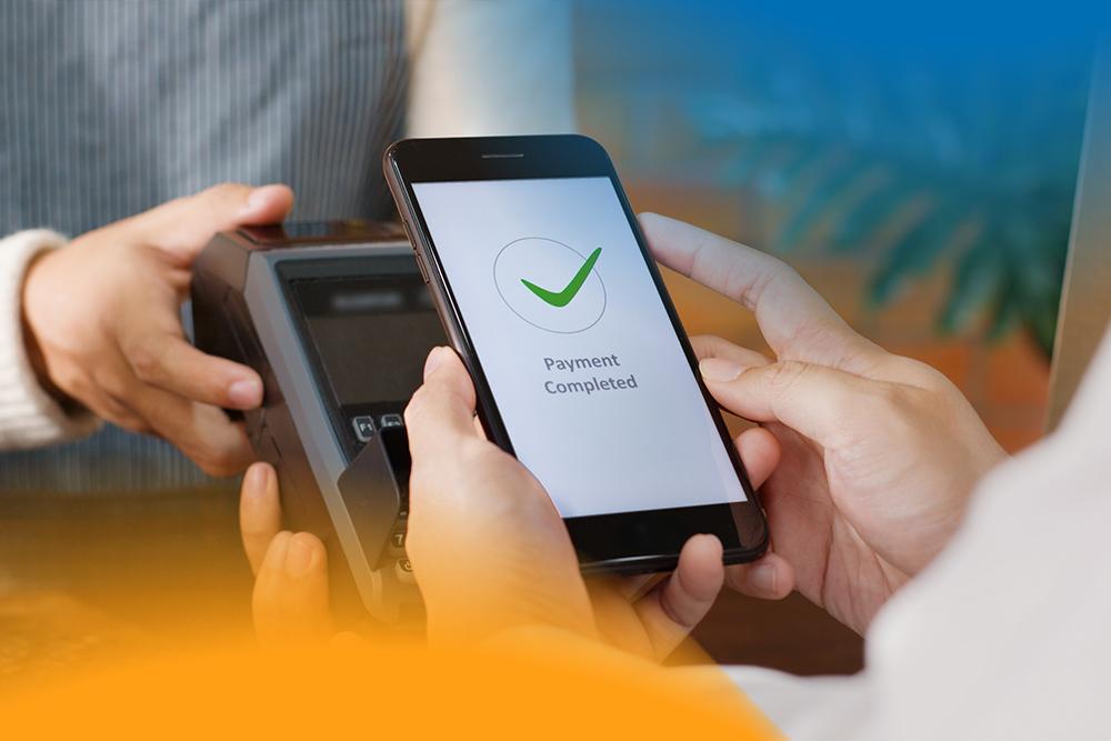 Ilustrasi pembayaran digital.