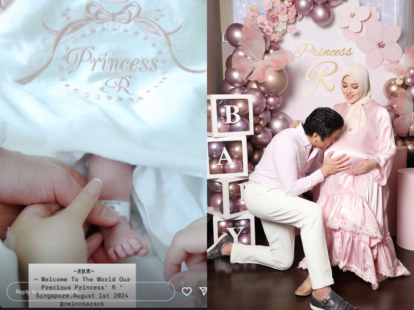 Anak Syahrini ditampilkan di instagram story Syahrini, Jumat, 2 Agustus 2024.