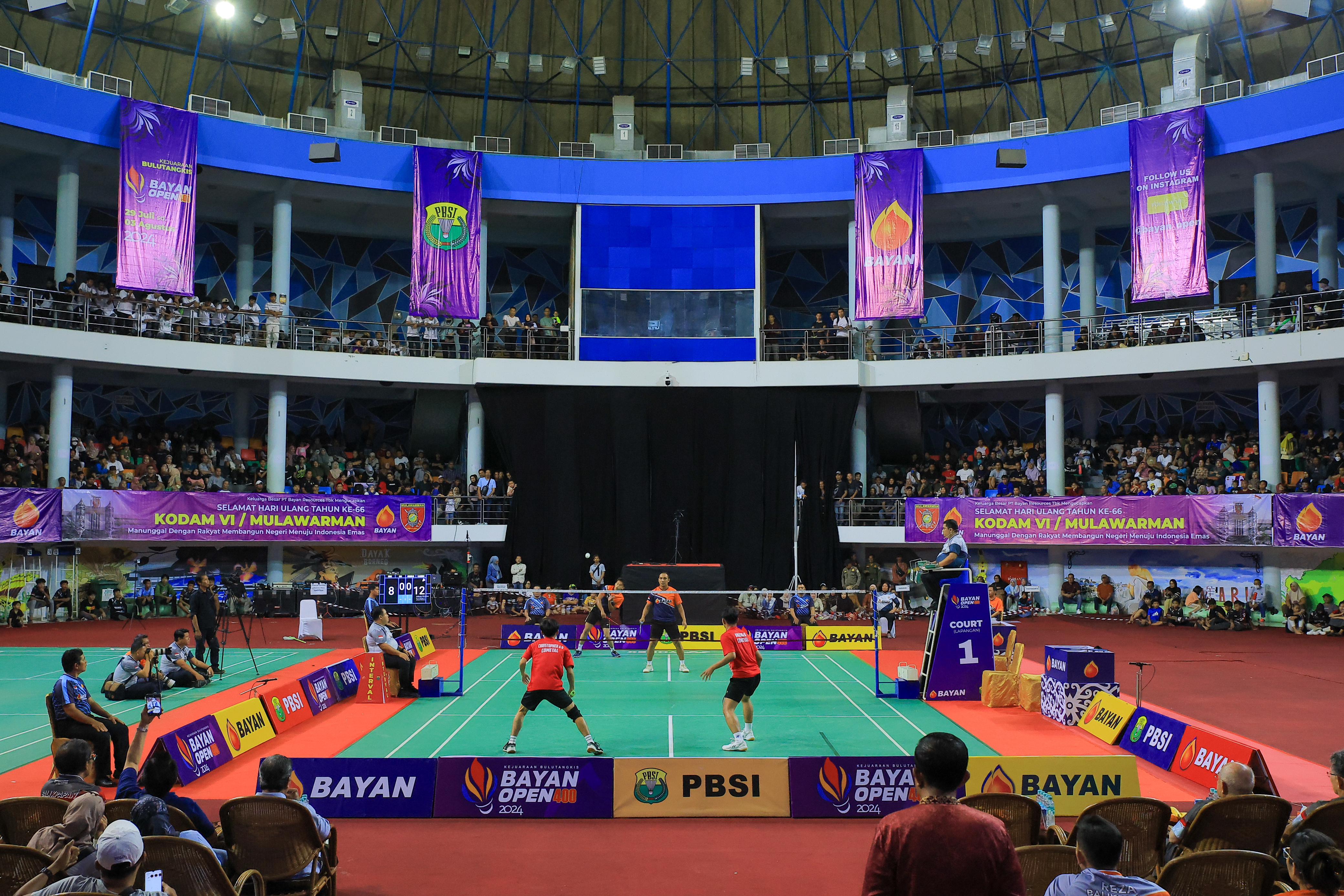 BERAKHIR SUKSES: Kejuaraan Bayan Open 400 2024 diikuti sebanyak 1.215 orang dari 111 klub dari 11 provinsi berakhir sukses tadi malam.
