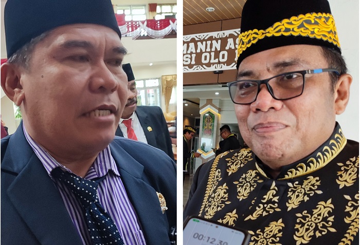 Muhammad Jarnawi dan Yunus Syam (kanan).