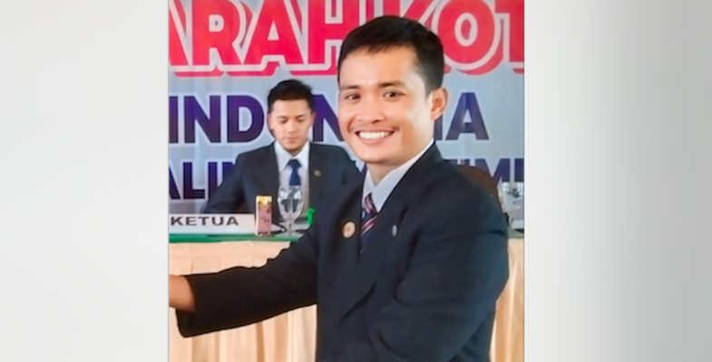 ON THE TRACK : Sekretaris Umum Pengprov Hapkido Indonesia (HI) Kaltim Juli Prastomo.