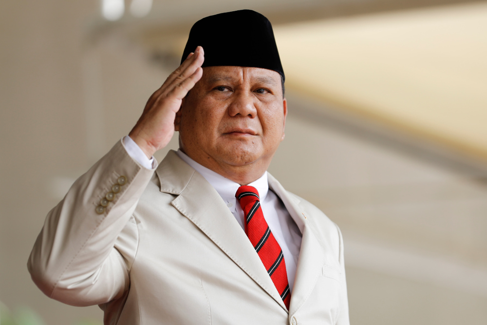 Menteri Pertahanan Prabowo Subianto.