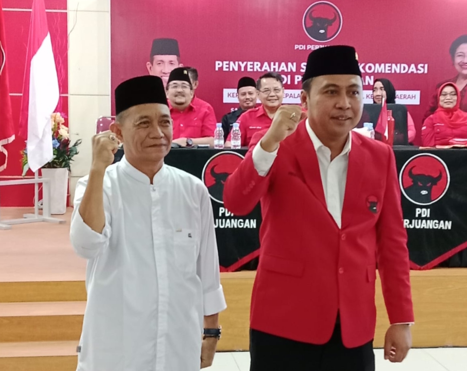 PDIP berikan rekomendasi pasangan FENA maju Pilkada KUbar 2024, Jumat (9/8).