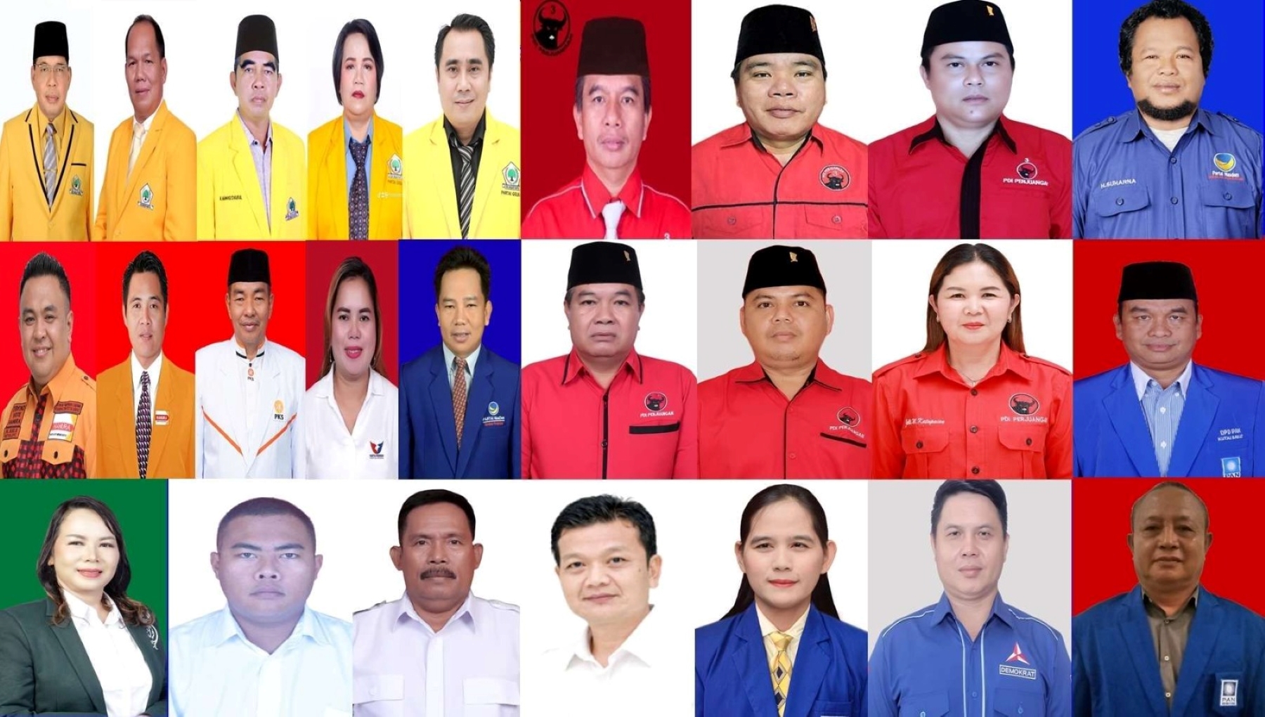 25 ANGGOTA DPRD KUBAR : Sebelas wajah baru dan 14 wajah lama DPRD Kubar yang akan segera dilantik pada 13 Agustus 2024.