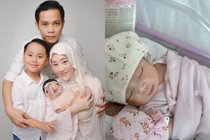 Larissa Chou unggah perdana foto anak.