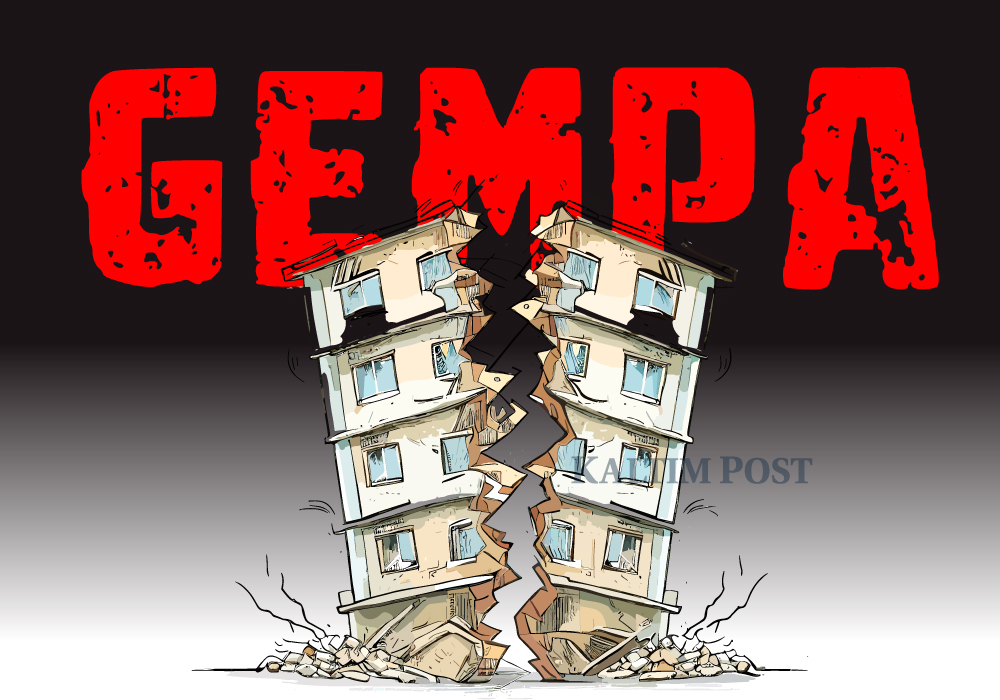 Ilustrasi gempa