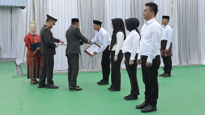 BEBAS MERDEKA:10 narapidana Rutan Tanah Grogot mendapatkan remisi langsung bebas di momen 17 Agustus 2024 ini, Sabtu (17/8).