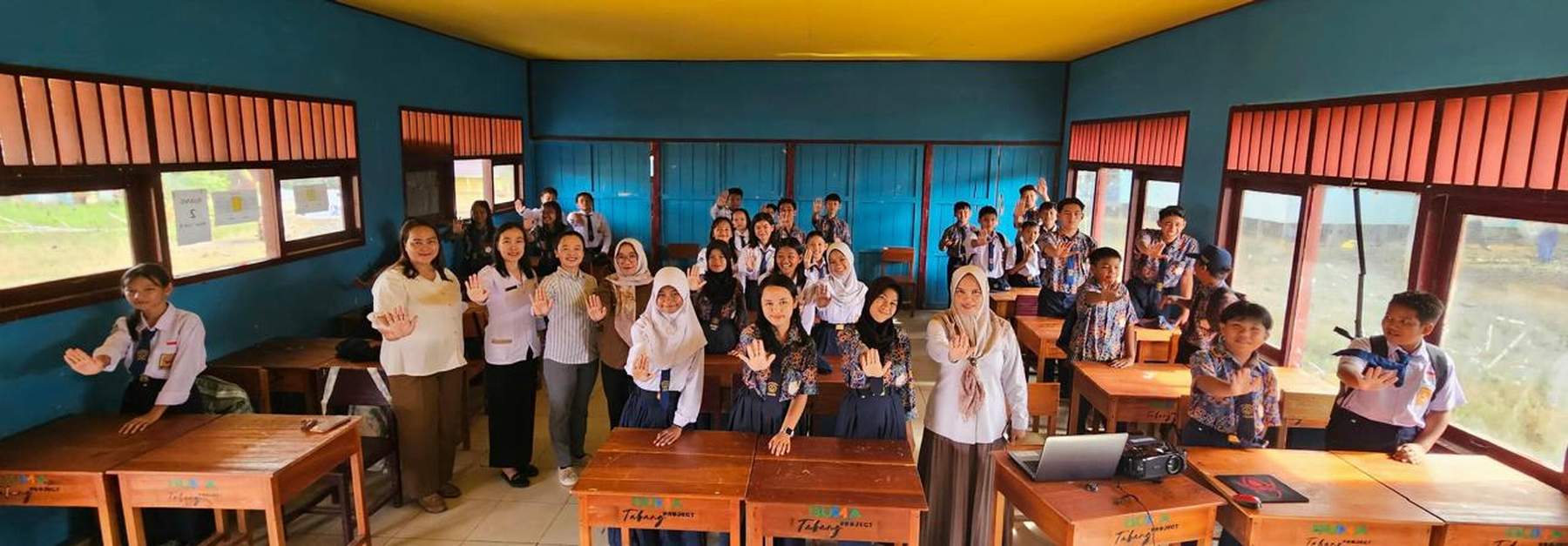 ANTUSIAS: DP3A Kukar melakukan sosialisasi kekerasan terhadap anak di SMP 1 Tabang.