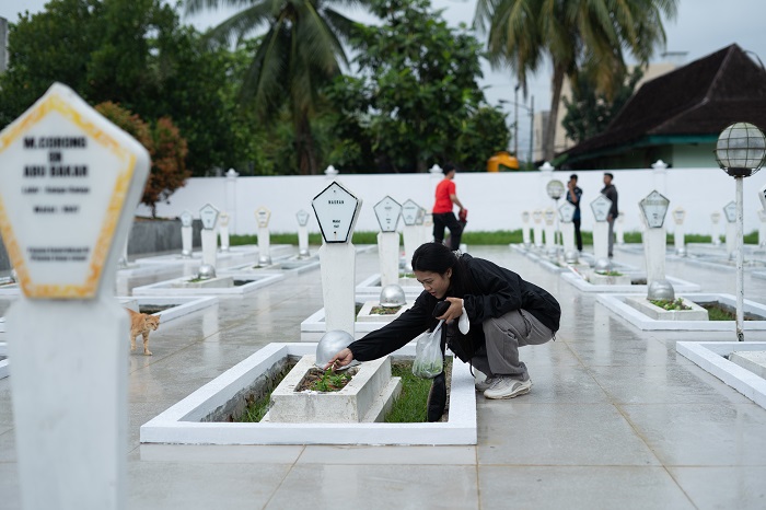 WARNAI KEMERDEKAAN: Sebanyak 50 unit motor dan pengendara mengikut konvoi merdeka. Mulai dari upacara, ziarah makam pahlawan, hingga silaturahmi dengan para veteran.