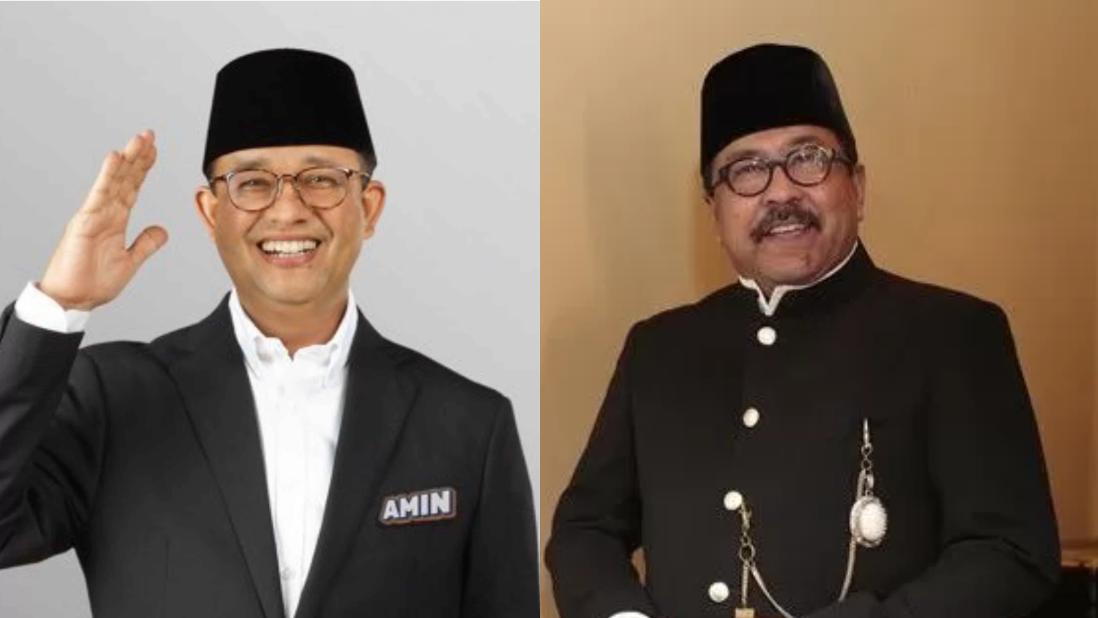 Poster Anies Baswedan dan Rano Karno beredar jelang PDIP umumkan cagub-cawagub di Pilgub Jakarta, Senin (26/8).