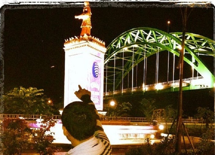 Taman Putri Petung di Kota Tanah Grogot.