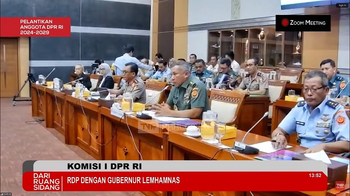 Tangkapan layar Letjen Tni Eko Margiyono.