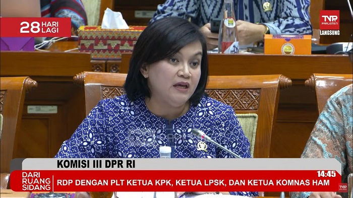 Tangkapan layar. Ketua Komnas HAM Atnike Nova Sigiro.