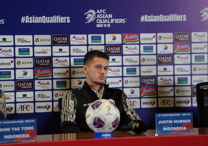 Bek Timnas Indonesia, Justin Hubner, yakin Garuda bisa membalas kekalahan dari Australia di Kualifikasi Piala Dunia 2026, Selasa (10/9/2024).