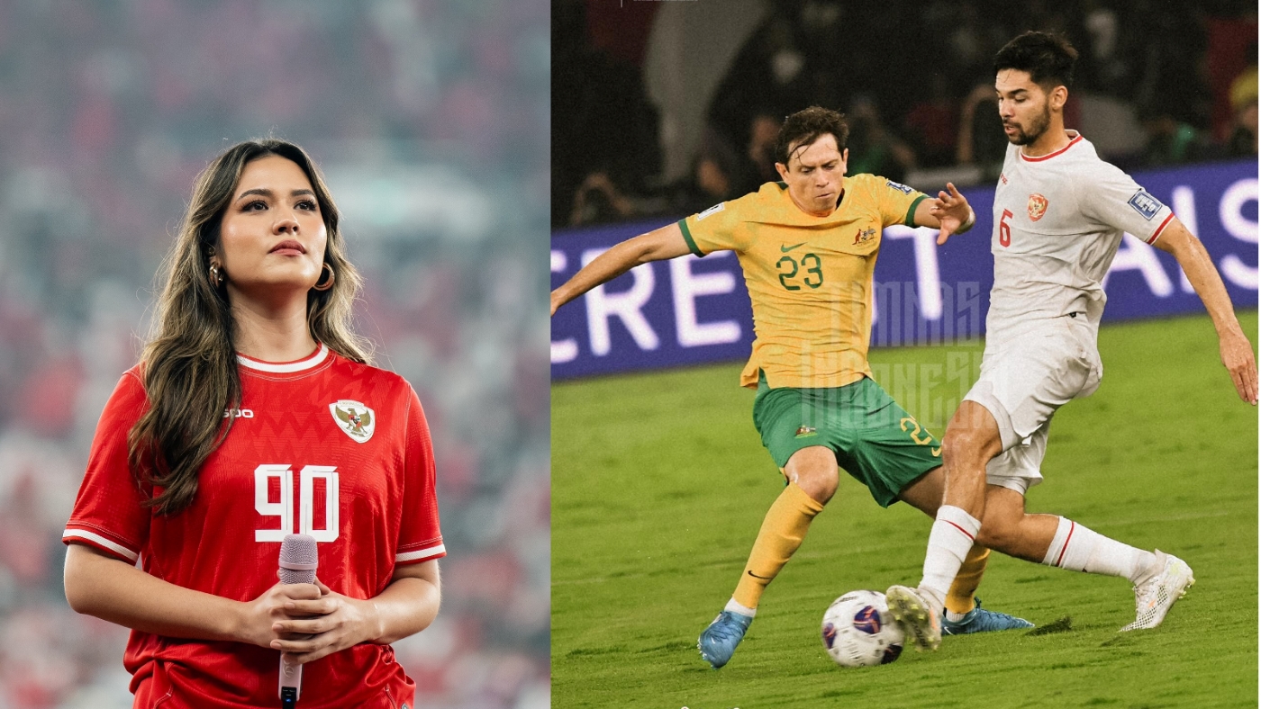PERFORM: Duel Indonesia vs Australia Kualifikasi Piala Dunia 2026 ditutup dengan penampilan cantik Raisa di GBK, Selasa malam (10/9/2024).
