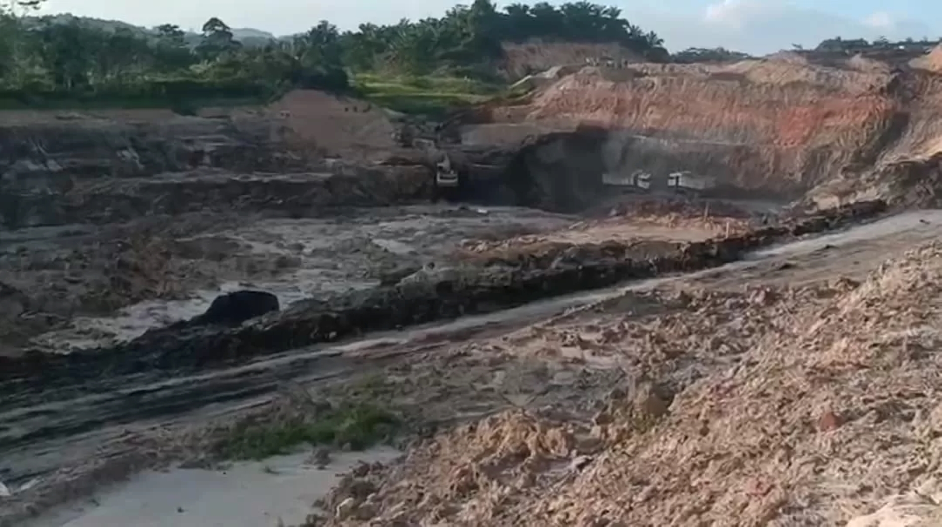 LOKASI KEJADIAN: Terjadi kecelakaan kerja di Site Efendi, Kelurahan Handil Bhakti, Kecamatan Palaran, tambang yang merupakan konsesi PT Insani Bara Perkasa dan telah menewaskan satu orang.
