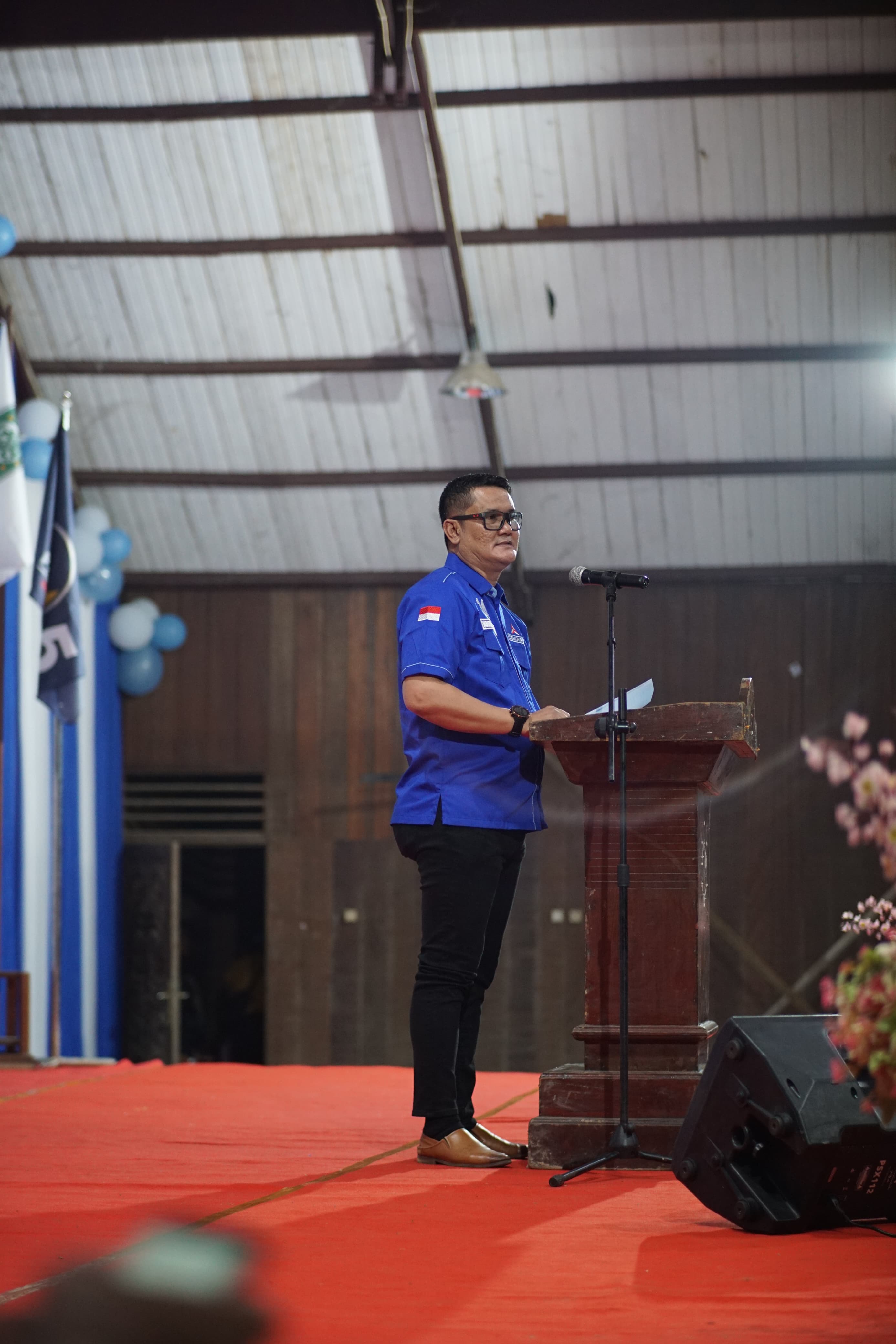 Hendrikus Keling saat di acara Deklarasi Manis beberapa waktu lalu. (Foto: Jody Kristianto/KP)
