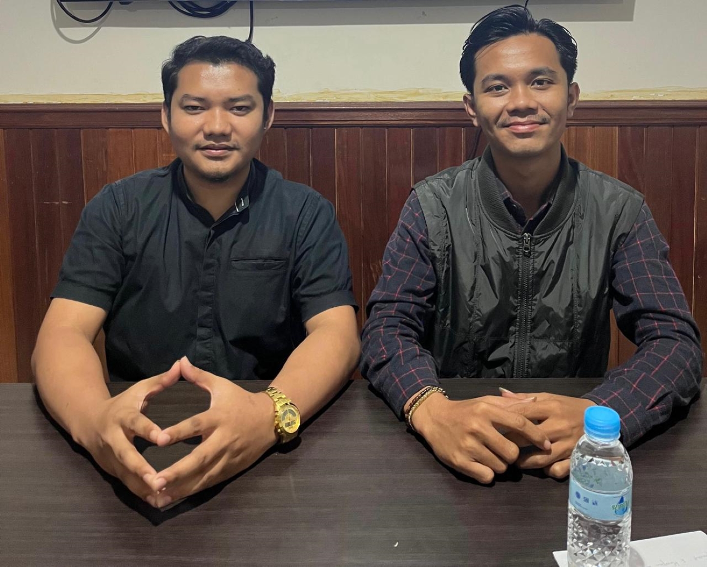 BERI DUKUNGAN: Ketua IMC Kaltim Afri Geofani (kiri) dan Wakil Ketua IMC Kaltim Ronni Hidayatullah.