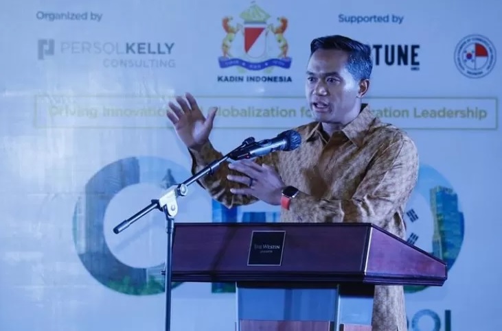 Anindya Bakrie terpilih secara aklamasi sebagai ketua Kadin Indonesia dalam Munaslub, Sabtu (14/9).
