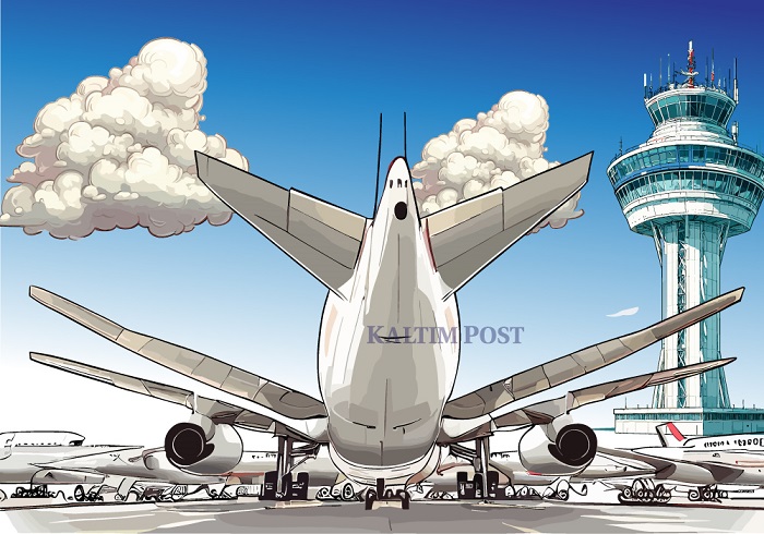 Ilustrasi. Jumlah penumpang di Bandara Balikpapan naik signifikan, terutama menjelang perayaan kemerdekaan di IKN.